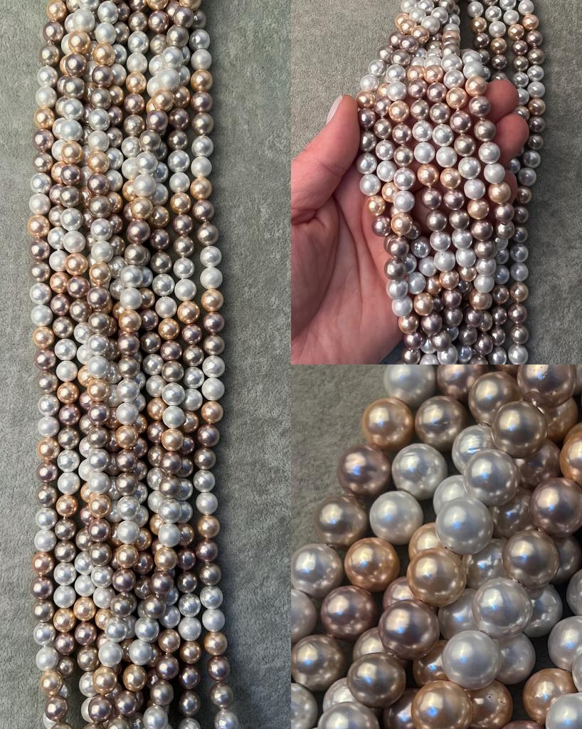 Шелл «триколор» золотой 8 мм