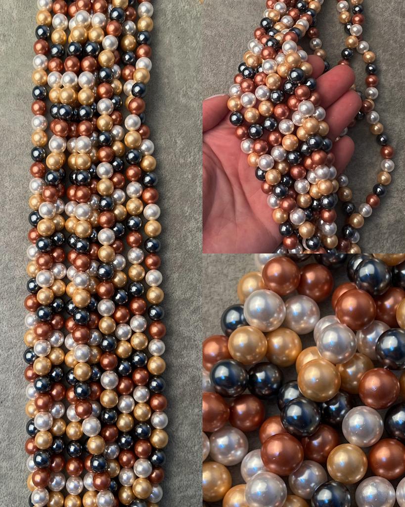 Шелл «триколор» оранжевый 8 мм