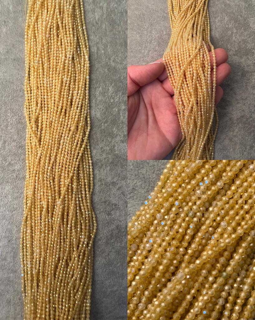 Цирконы желтые 2.5 мм