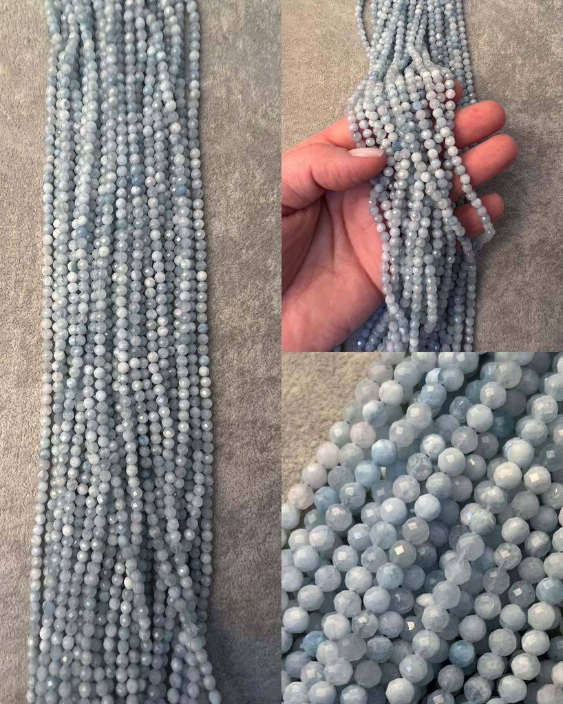 Аквамарин граненый 4 мм