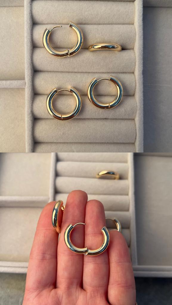 Швензы Конго позолота 18 к 22 мм