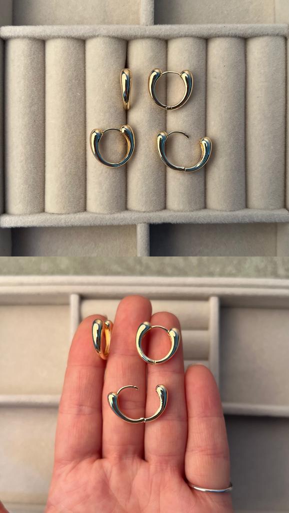 Швензы Конго позолота 18 ка 16 мм