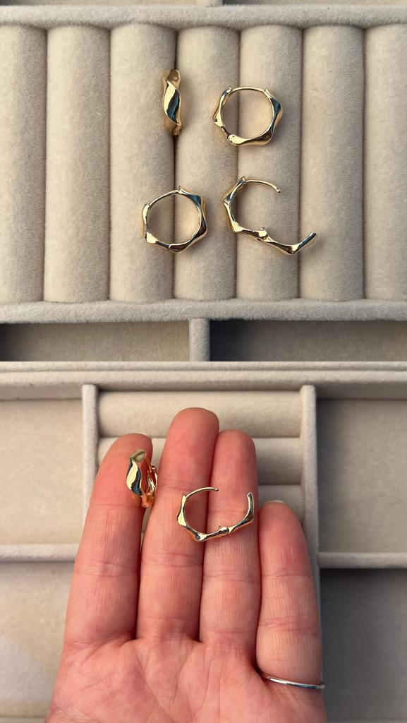 Швензы Конго позолота 18 ка 15 мм