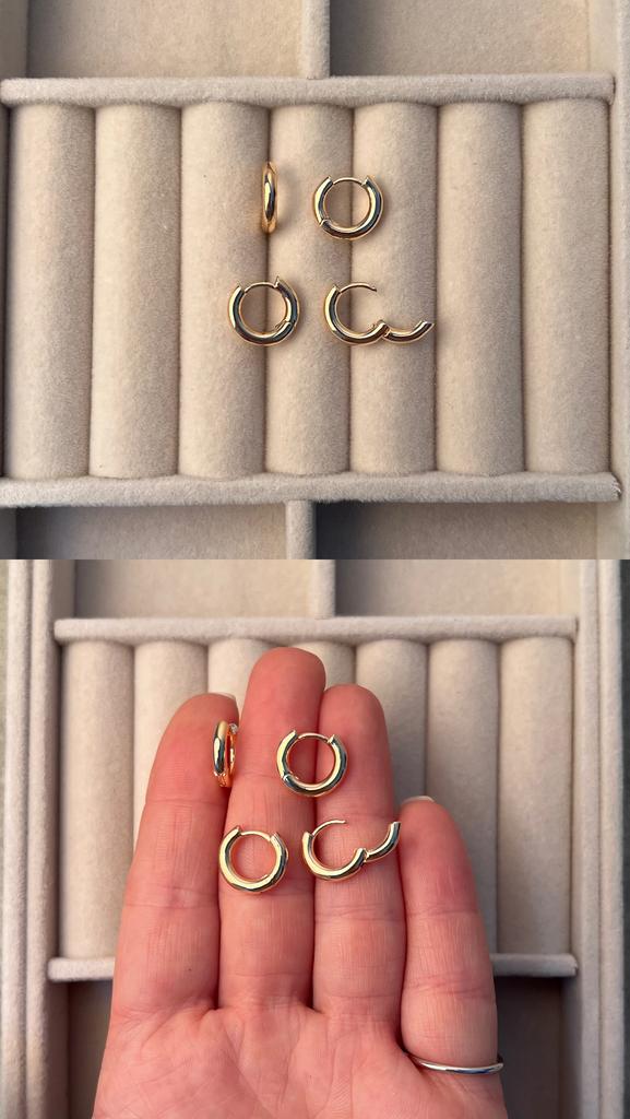 Швензы Конго позолота 18 ка 12 мм