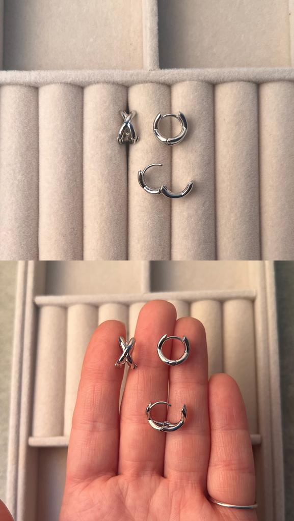 Швензы Конго родий 11 х 7 мм