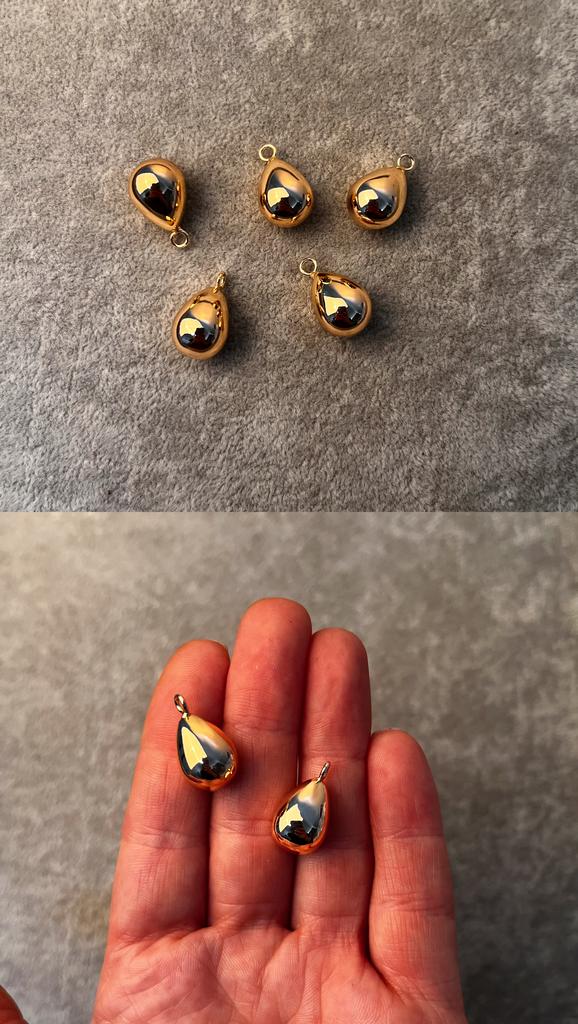 Подвеска с позолотой 18 ка 19 х 11 мм