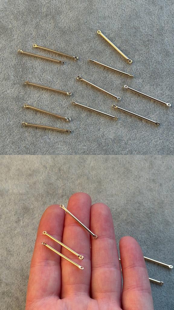 Коннектор с позолотой 30 х 2 мм