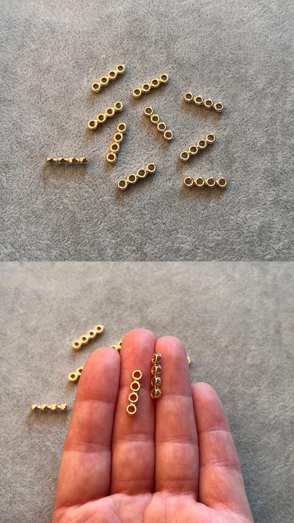 Коннектор с позолотой 18 х 4.2 мм