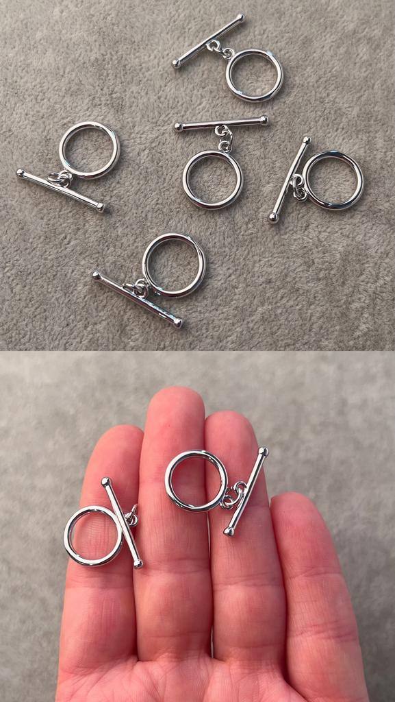 Тогл родий 15 х 2 мм