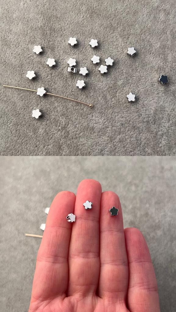 Бусины родий 5 мм