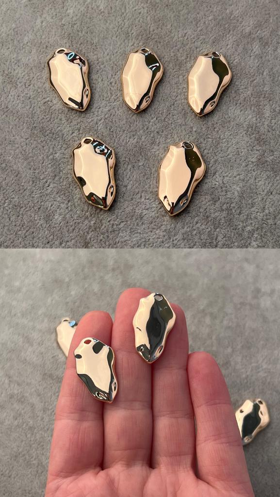 Подвеска с позолотой 25 х 15 мм