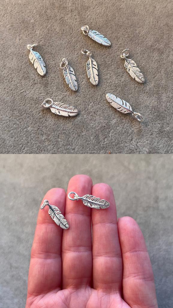 Подвеска перо серебро 925 пр 20 х 6 мм