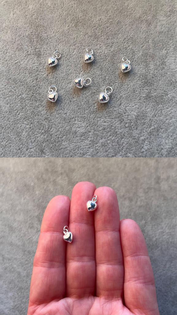 Подвеска сердце серебро 925 пр 6 х 8 мм