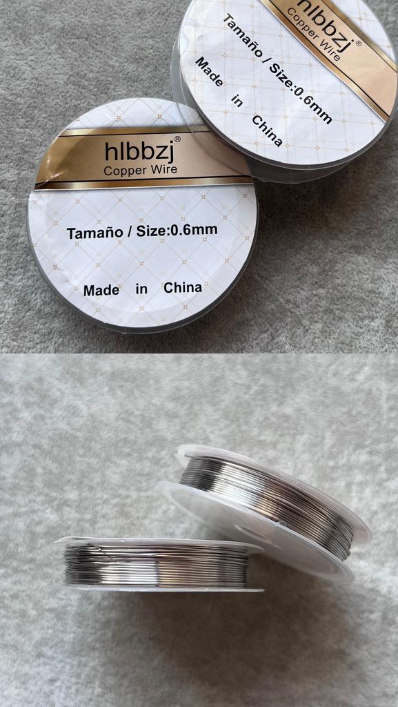 Проволока  ювелирная с родиевым покрытием 0.6 мм