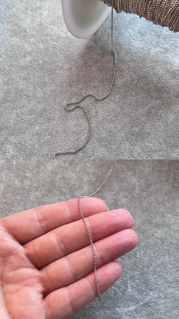 Цепь серебро 925 пр 1 мм