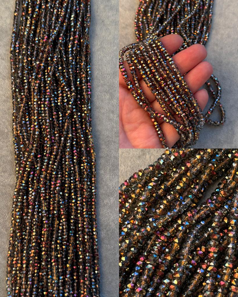 Хрусталь высокого качества в огранке бензиновый 4 х 2.5 мм 37 см