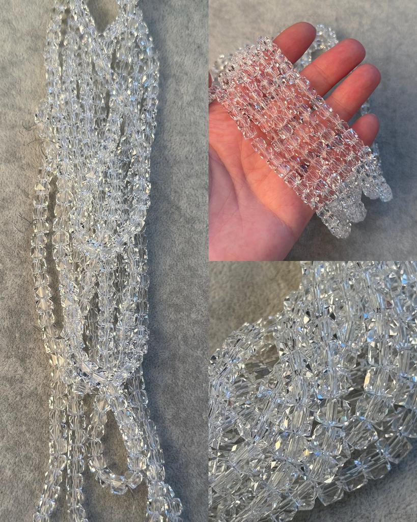 Хрусталь высокого качества прозрачный 6 мм 40 см