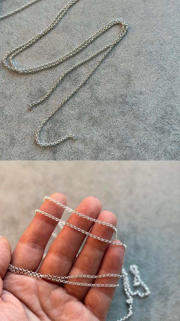 Цепь серебро 925 пр 2 мм (1 см)