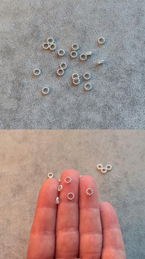 Бусина серебро 925 пр 5 х 1.5 мм