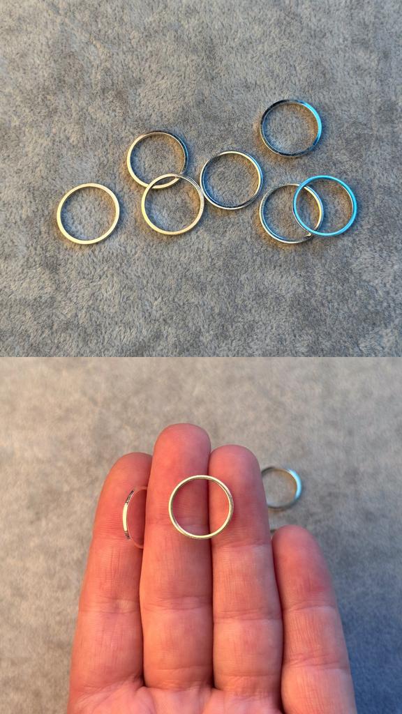 Кольцо серебро 925 пр 15 х 1 мм