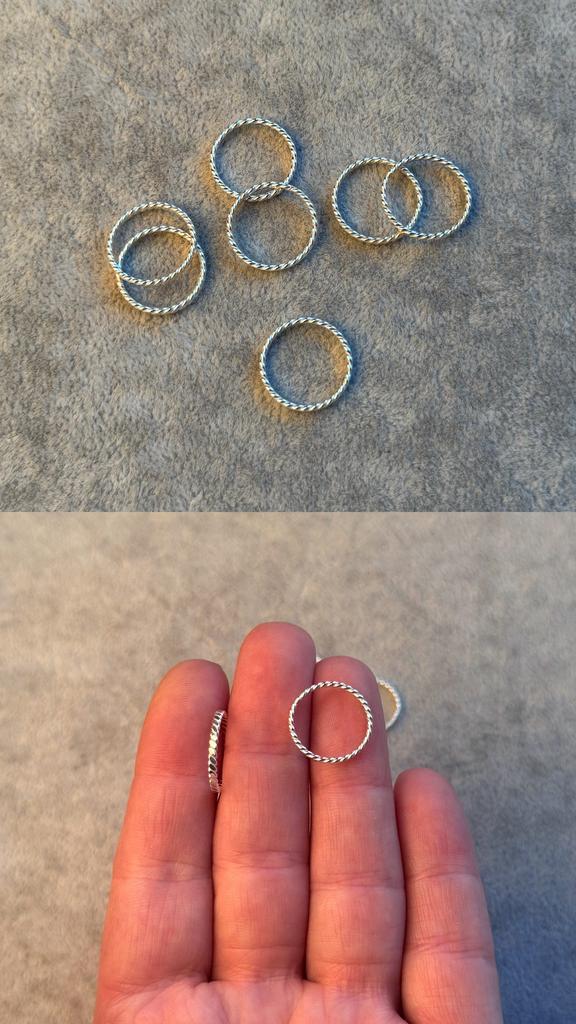 Кольцо серебро 925 пр 15 х 1.8 мм