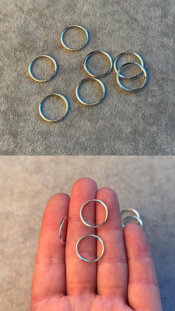 Кольцо серебро 925 пр 16 х 1 мм