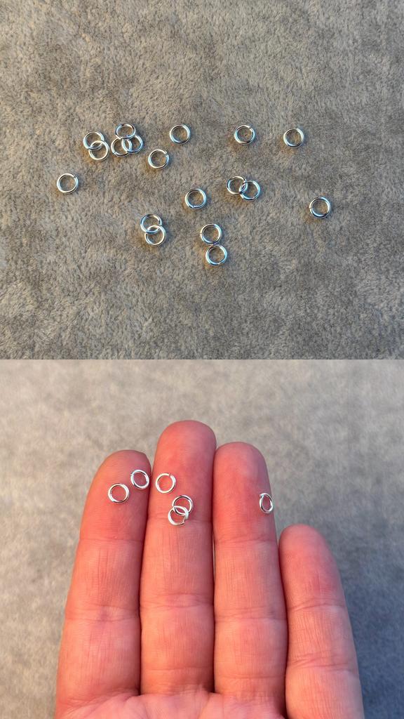 Кольцо серебро 925 пр 5 мм, толщина 0.7 мм