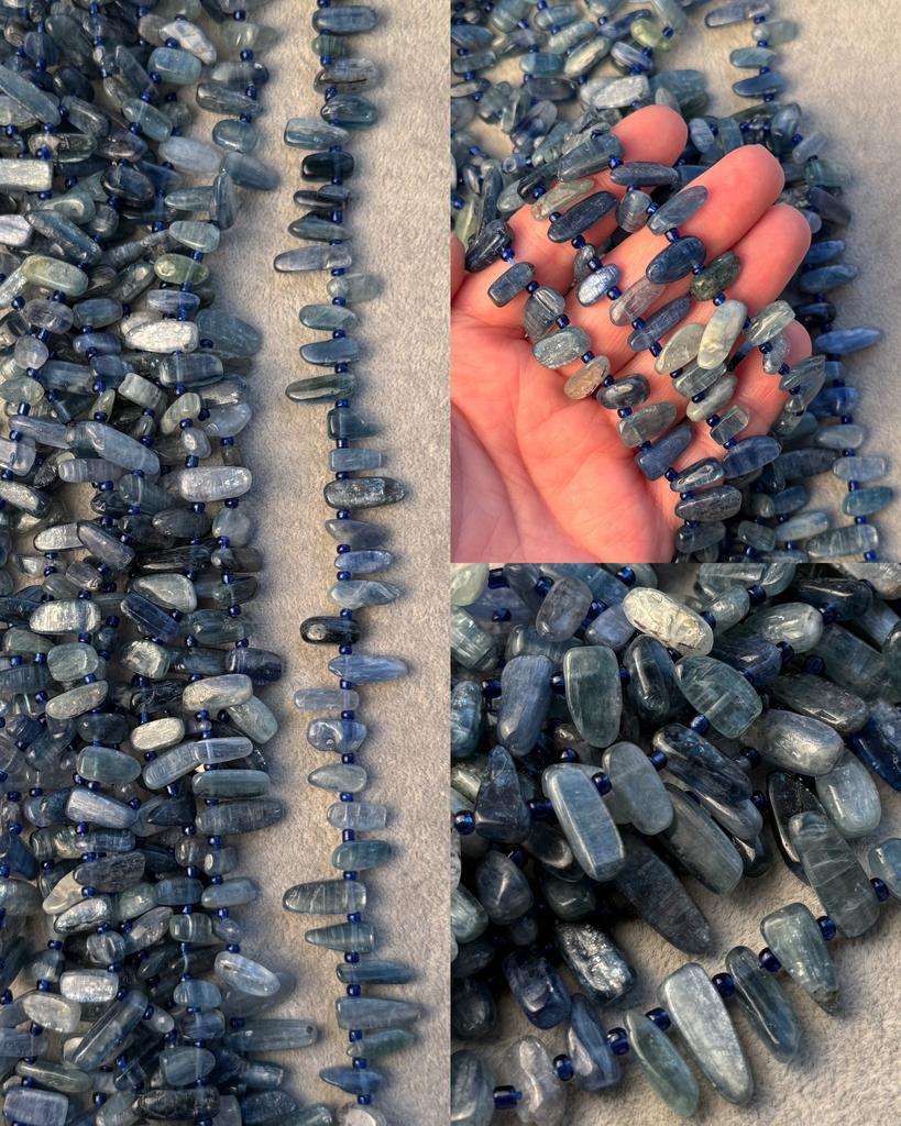 Кианит "лепестки" 10 - 17 х 5 - 8 мм