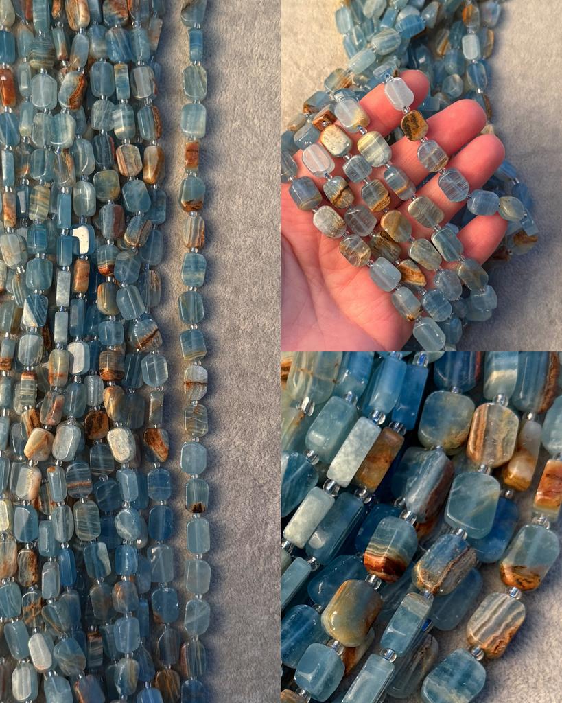 Лемурийский акватин (голубой кальцит)  11 х 8 х 5 мм