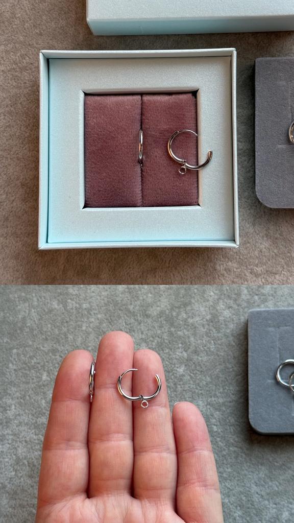 Швензы родий 16 х 2 мм