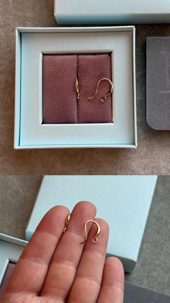 Швензы - крючок с позолотой 13 мм