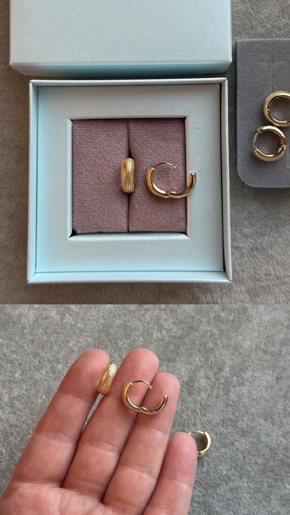 Швензы с позолотой 13 х 5 мм