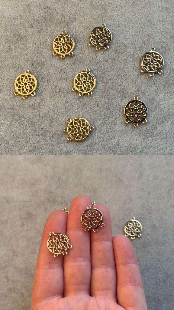 Коннектор с позолотой 18 х 14 мм