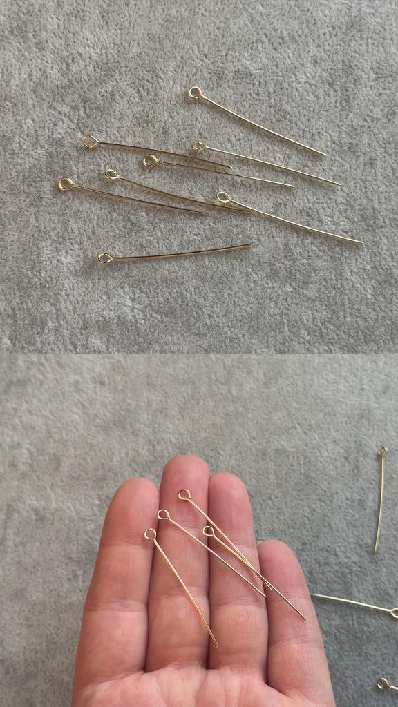 Штифты с позолотой 39 х 0.7 мм