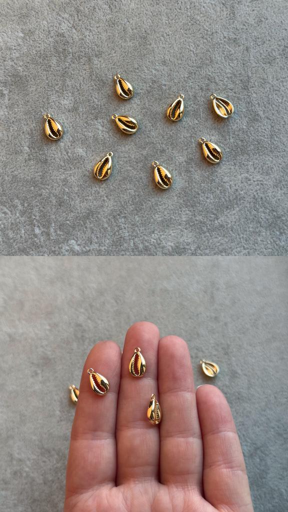 Подвеска с позолотой 12 х 7 мм