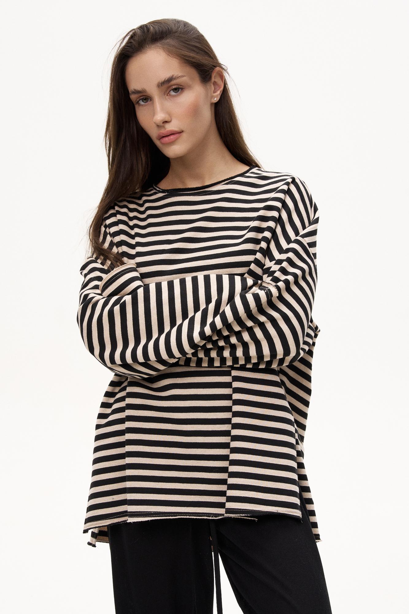 Лонгслів у смужку