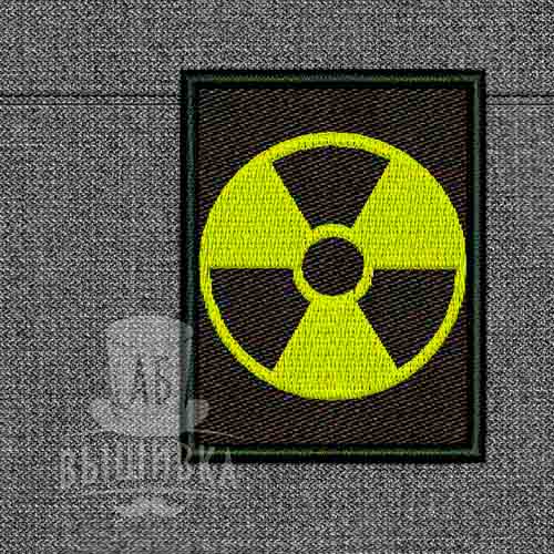Дизайн машинной вышивки нашивки Токсик Toxic II