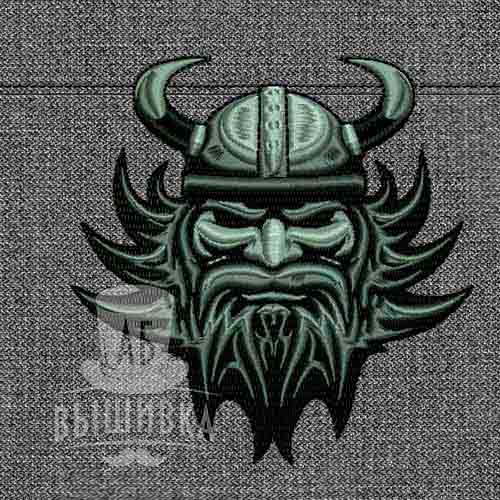 Дизайн машинной вышивки Викинг