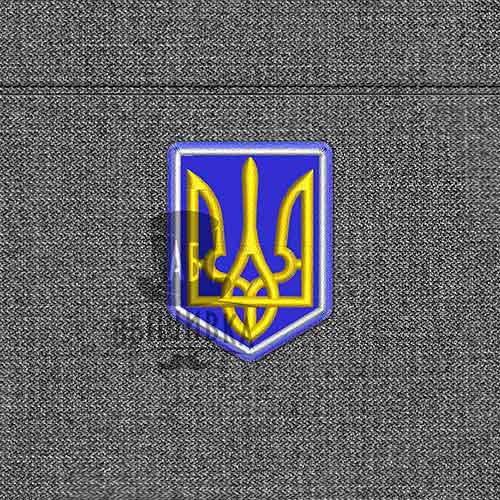 Дизайн машинной вышивки нашивки логотип сборной Украины по хоккею 6 см_2