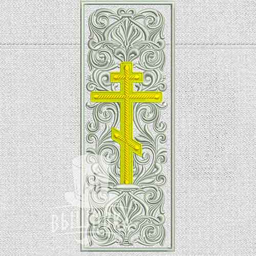 Дизайн машинной вышивки Орнамент с крестом 1