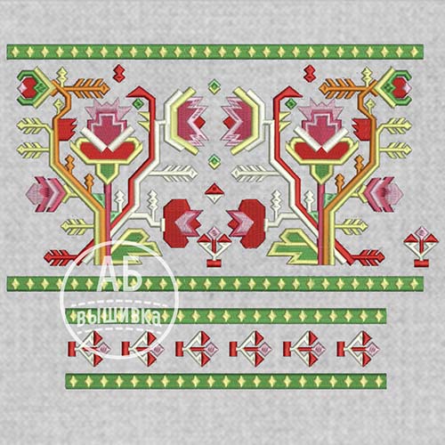 Набор дизайнов машинной вышивки орнамент Молдова