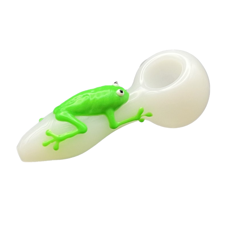 frog pipe glow in the dark