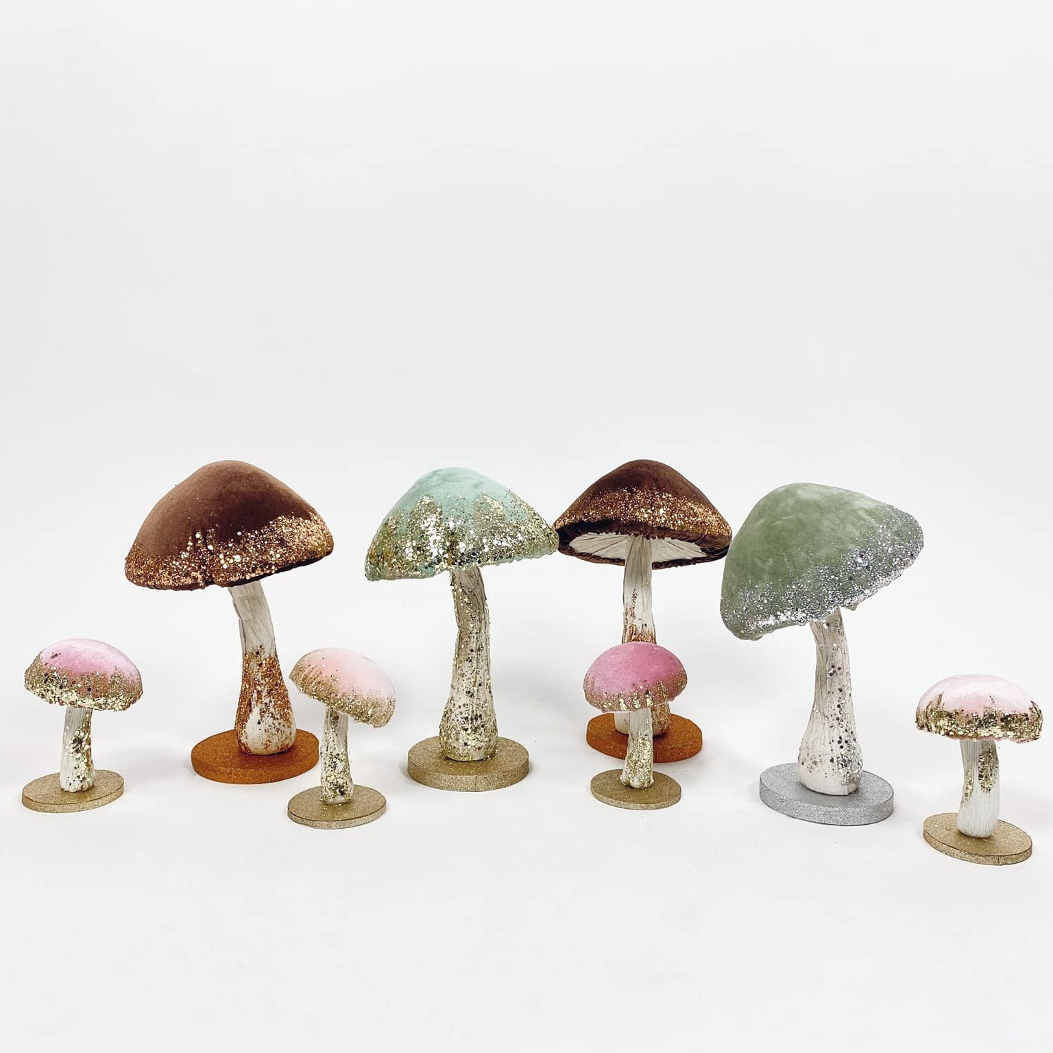 Гриб декоративний муляж велюр FW-235