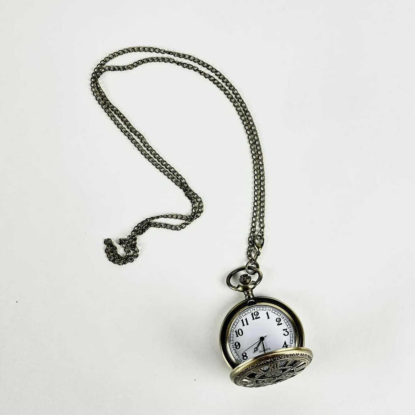 Годинник кишеньковий з ланцюжком бронза WH-151