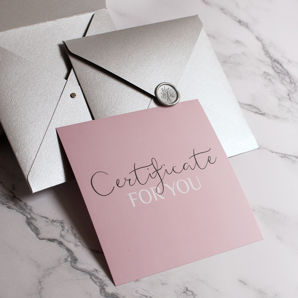 5 Универсальных Сертификатов С КОНВЕРТАМИ №5 Laconic 2