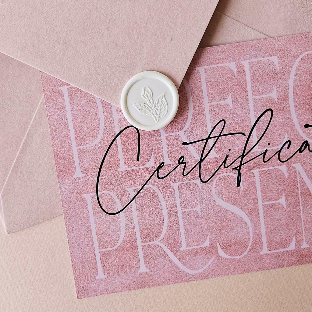 5 Універсальних Сертифікатів №5 Perfect Present (лише листівки)