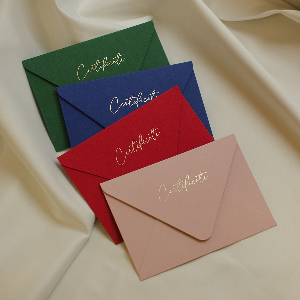 Конверт паперовий "Certificate". Класика