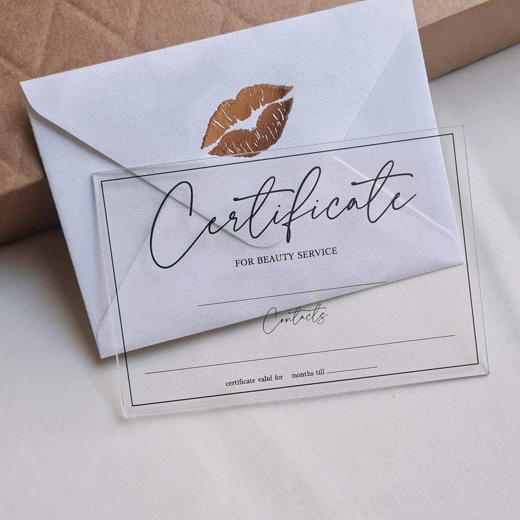 5 УНІВЕРСАЛЬНИХ Сертифікатів Delicate Photographer