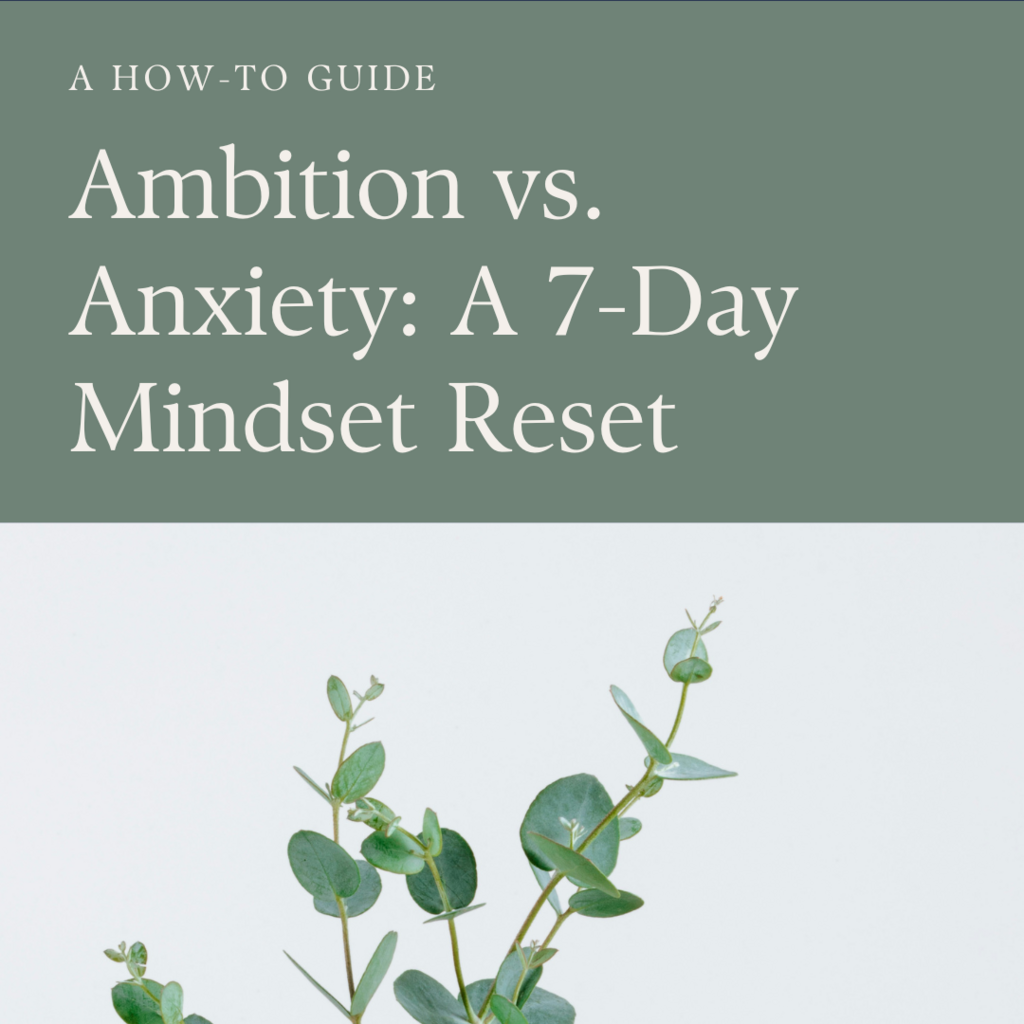 E-Guide: A 7-Day Mindset Reset for High-Achieving Professionals