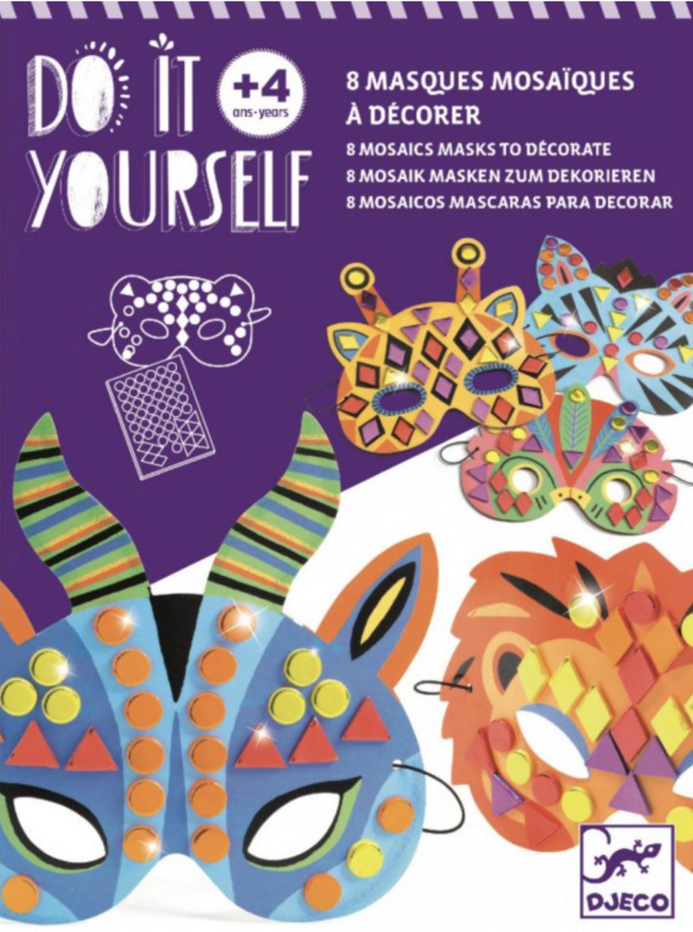 Набор для создания Масок животных DJECO DIY (2-7 лет)